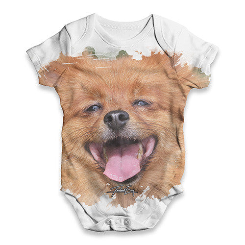 Welsh Corgi Baby Unisex ALL-OVER PRINT Baby Grow Bodysuit