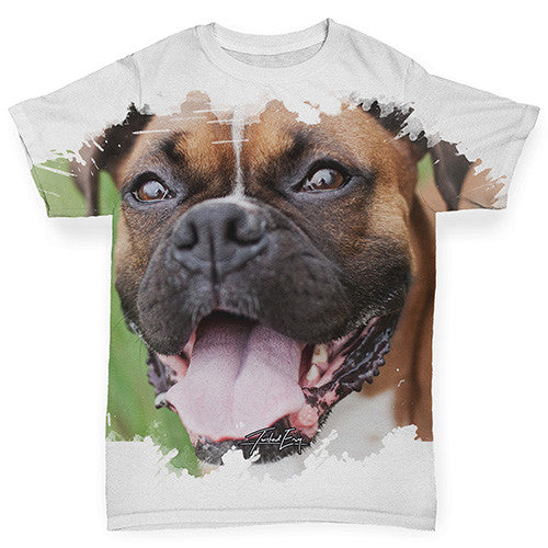 Cute Bulldog Baby Toddler ALL-OVER PRINT Baby T-shirt