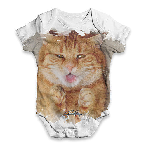 Cutie Pie Kitten Baby Unisex ALL-OVER PRINT Baby Grow Bodysuit