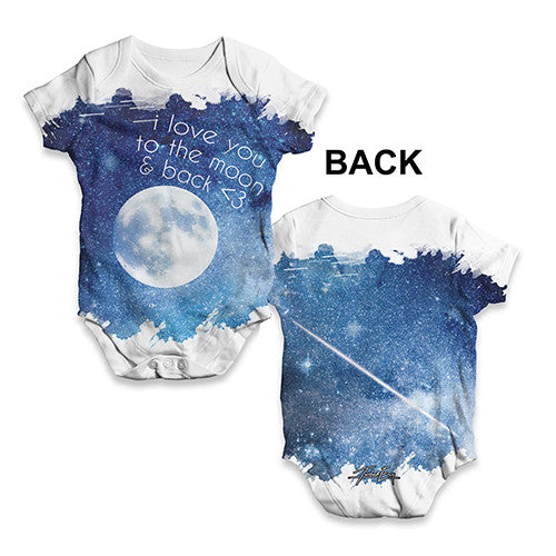 To The Moon And Back Baby Unisex ALL-OVER PRINT Baby Grow Bodysuit