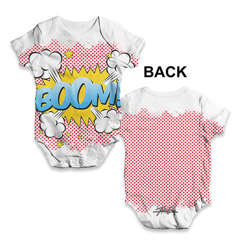 Boom! Comic Book Baby Unisex ALL-OVER PRINT Baby Grow Bodysuit