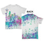 Seattle Skyline Ink Splats Baby Toddler ALL-OVER PRINT Baby T-shirt