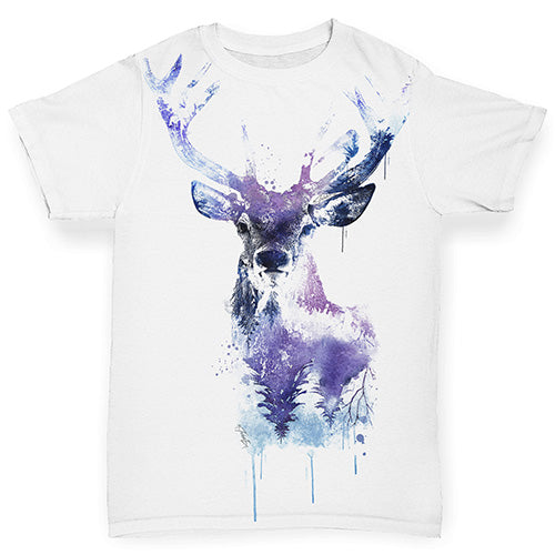 Cool Tone Deer Baby Toddler ALL-OVER PRINT Baby T-shirt