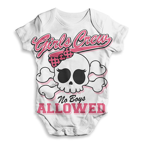 No Boys Allowed Baby Unisex ALL-OVER PRINT Baby Grow Bodysuit