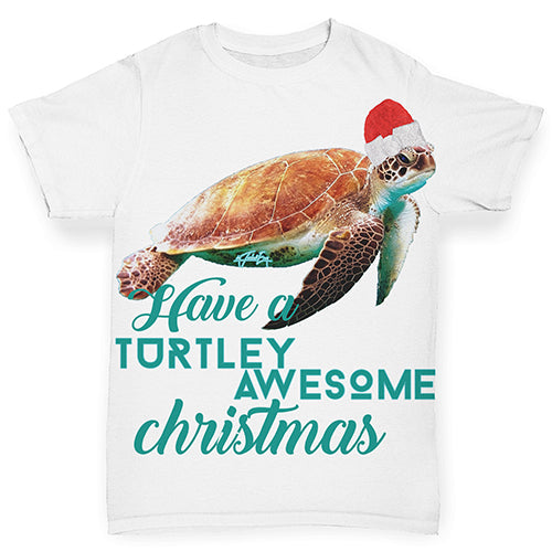 Turtley Awesome Christmas Baby Toddler ALL-OVER PRINT Baby T-shirt