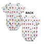 Sweet Treats Lollipops Baby Unisex ALL-OVER PRINT Baby Grow Bodysuit