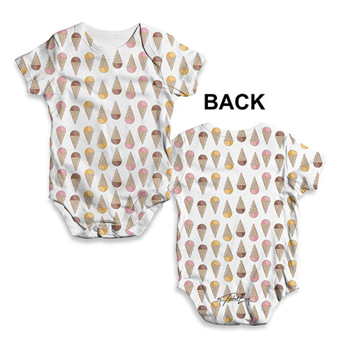 Ice Cream Dream Baby Unisex ALL-OVER PRINT Baby Grow Bodysuit