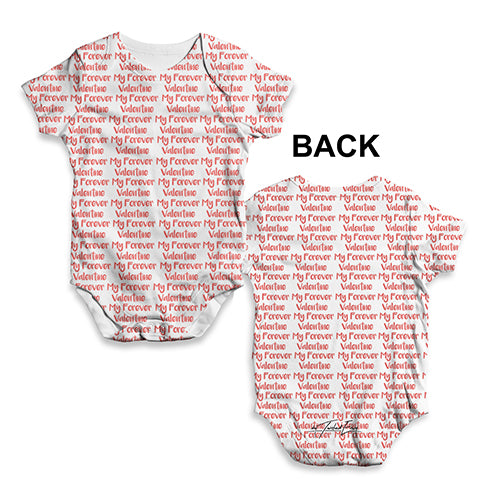 My Forever Valentine Baby Unisex ALL-OVER PRINT Baby Grow Bodysuit