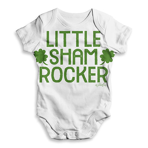 Little Shamrocker Baby Unisex ALL-OVER PRINT Baby Grow Bodysuit