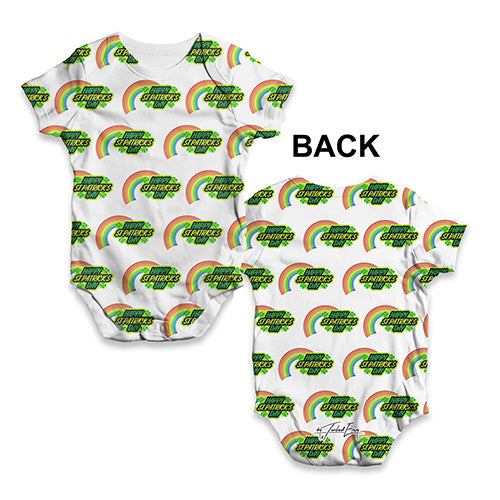 Saint Patrick's Day Rainbow Pattern Baby Unisex ALL-OVER PRINT Baby Grow Bodysuit