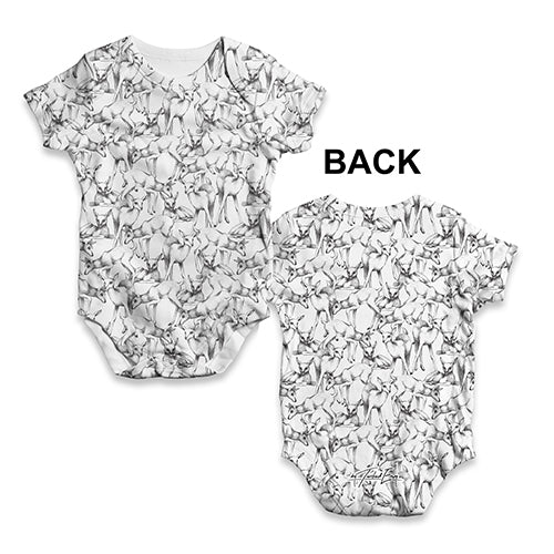 Deer Sketch Pattern Baby Unisex ALL-OVER PRINT Baby Grow Bodysuit