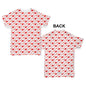 Red Love Hearts Pattern Baby Toddler ALL-OVER PRINT Baby T-shirt