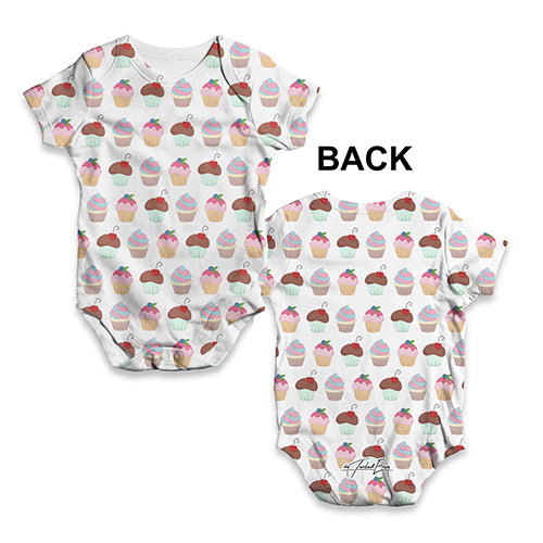 Cupcakes Baby Unisex ALL-OVER PRINT Baby Grow Bodysuit