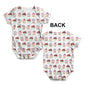 Cupcakes Baby Unisex ALL-OVER PRINT Baby Grow Bodysuit