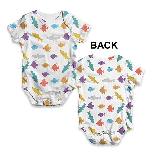 Tropical Fish Baby Unisex ALL-OVER PRINT Baby Grow Bodysuit