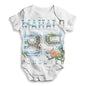 Mahalo Honolulu Baby Unisex ALL-OVER PRINT Baby Grow Bodysuit