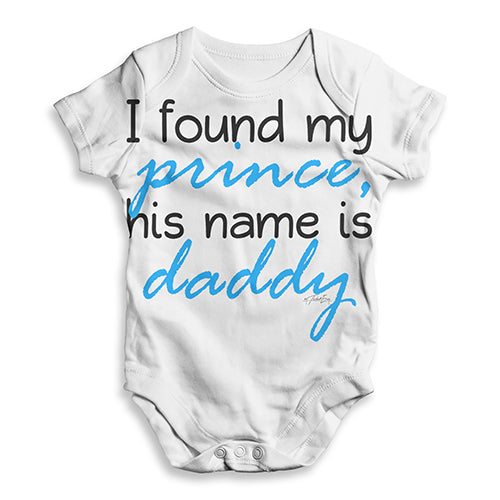 His Name Is Daddy Baby Unisex ALL-OVER PRINT Baby Grow Bodysuit