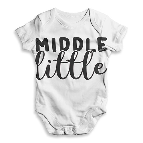 Middle Little Baby Unisex ALL-OVER PRINT Baby Grow Bodysuit