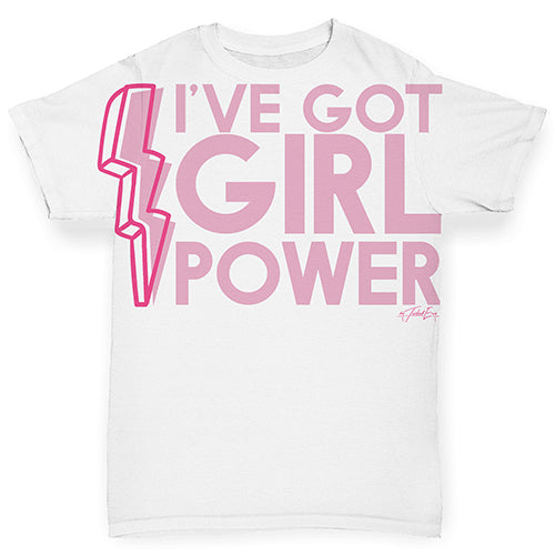 I've Got Girl Power Baby Toddler ALL-OVER PRINT Baby T-shirt