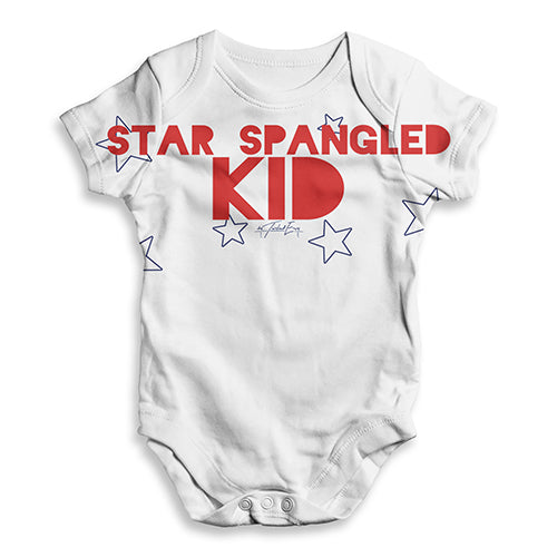 Star Spangled Kid Baby Unisex ALL-OVER PRINT Baby Grow Bodysuit