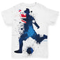 Football Soccer Silhouette Australia Baby Toddler ALL-OVER PRINT Baby T-shirt