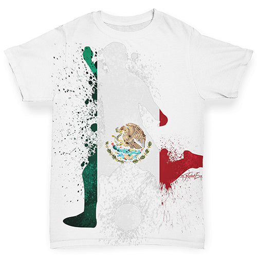 Football Soccer Silhouette Mexico Baby Toddler ALL-OVER PRINT Baby T-shirt