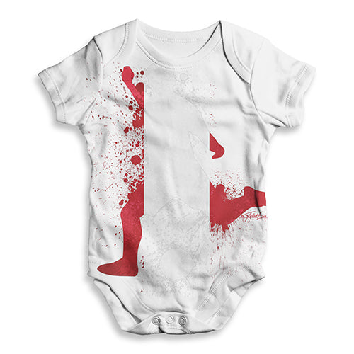 Football Soccer Silhouette Peru Baby Unisex ALL-OVER PRINT Baby Grow Bodysuit