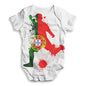 Football Soccer Silhouette Portugal Baby Unisex ALL-OVER PRINT Baby Grow Bodysuit