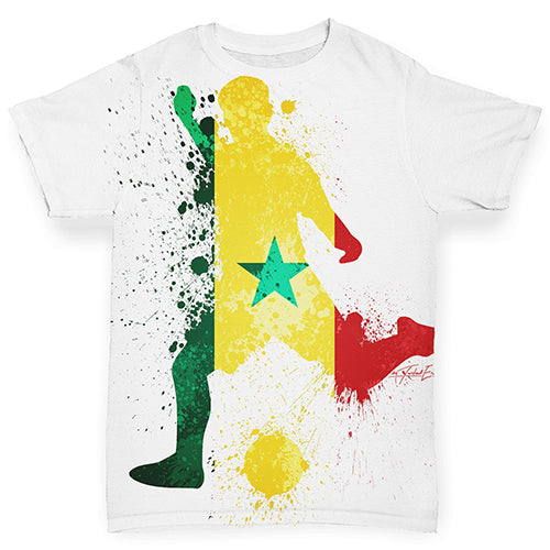Football Soccer Silhouette Senegal Baby Toddler ALL-OVER PRINT Baby T-shirt