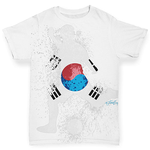 Football Soccer Silhouette South Korea Baby Toddler ALL-OVER PRINT Baby T-shirt