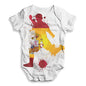 Football Soccer Silhouette Spain Baby Unisex ALL-OVER PRINT Baby Grow Bodysuit