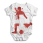 Football Soccer Silhouette Switzerland Baby Unisex ALL-OVER PRINT Baby Grow Bodysuit