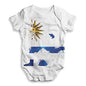 Football Soccer Silhouette Uruguay Baby Unisex ALL-OVER PRINT Baby Grow Bodysuit