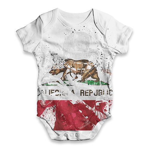 California American Football Player Baby Unisex ALL-OVER PRINT Baby Grow Bodysuit