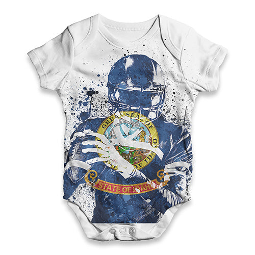 Idaho American Football Player Baby Unisex ALL-OVER PRINT Baby Grow Bodysuit