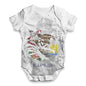 Illinois American Football Player Baby Unisex ALL-OVER PRINT Baby Grow Bodysuit