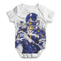 Indiana American Football Player Baby Unisex ALL-OVER PRINT Baby Grow Bodysuit