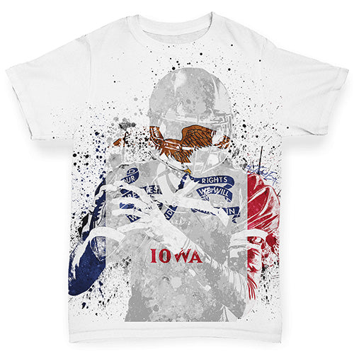 Iowa American Football Player Baby Toddler ALL-OVER PRINT Baby T-shirt