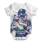 Michigan American Football Player Baby Unisex ALL-OVER PRINT Baby Grow Bodysuit