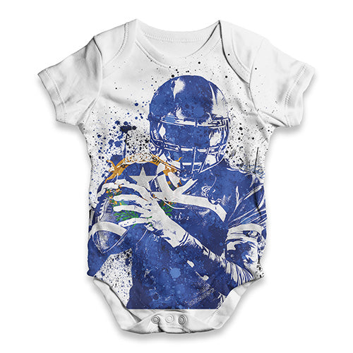 Nevada American Football Player Baby Unisex ALL-OVER PRINT Baby Grow Bodysuit