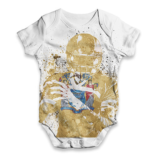 New Jersey American Football Player Baby Unisex ALL-OVER PRINT Baby Grow Bodysuit