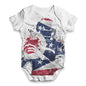 Ohio American Football Player Baby Unisex ALL-OVER PRINT Baby Grow Bodysuit