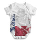 Texas American Football Player Baby Unisex ALL-OVER PRINT Baby Grow Bodysuit