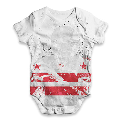 Washington American Football Player Baby Unisex ALL-OVER PRINT Baby Grow Bodysuit