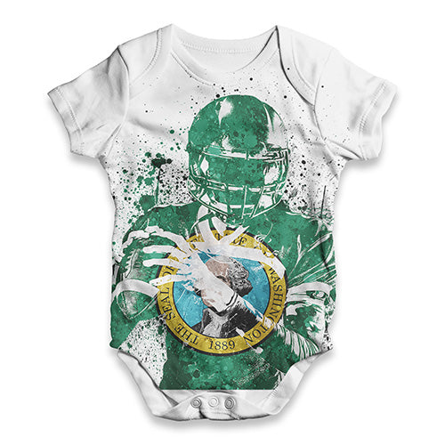 Washington DC American Football Player Baby Unisex ALL-OVER PRINT Baby Grow Bodysuit