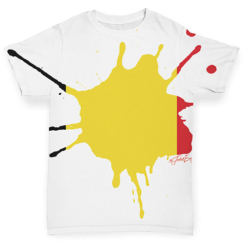 Belgium Splat Baby Toddler ALL-OVER PRINT Baby T-shirt
