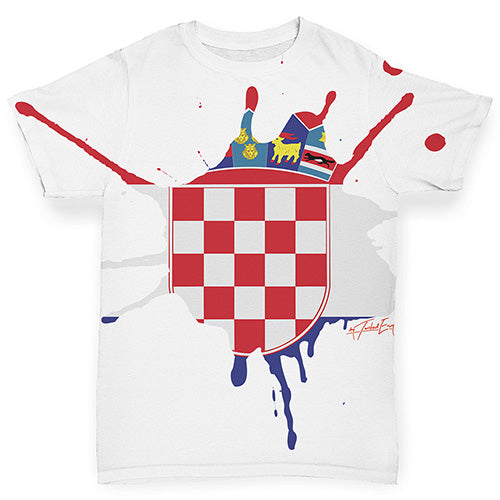 Croatia Splat Baby Toddler ALL-OVER PRINT Baby T-shirt