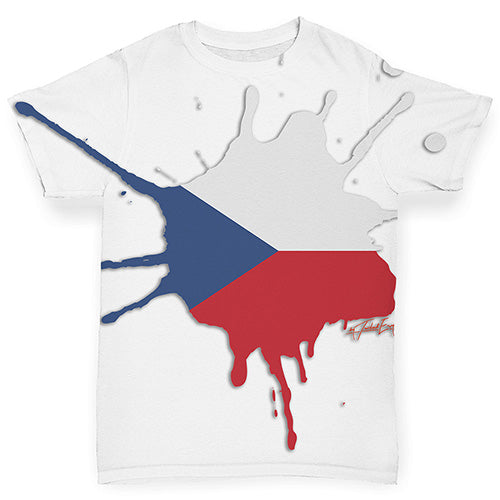 Czech Republic Splat Baby Toddler ALL-OVER PRINT Baby T-shirt