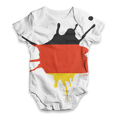 Germany Splat Baby Unisex ALL-OVER PRINT Baby Grow Bodysuit