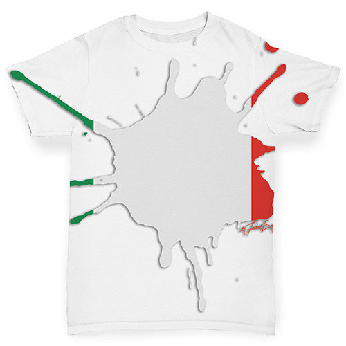 Italy Splat Baby Toddler ALL-OVER PRINT Baby T-shirt